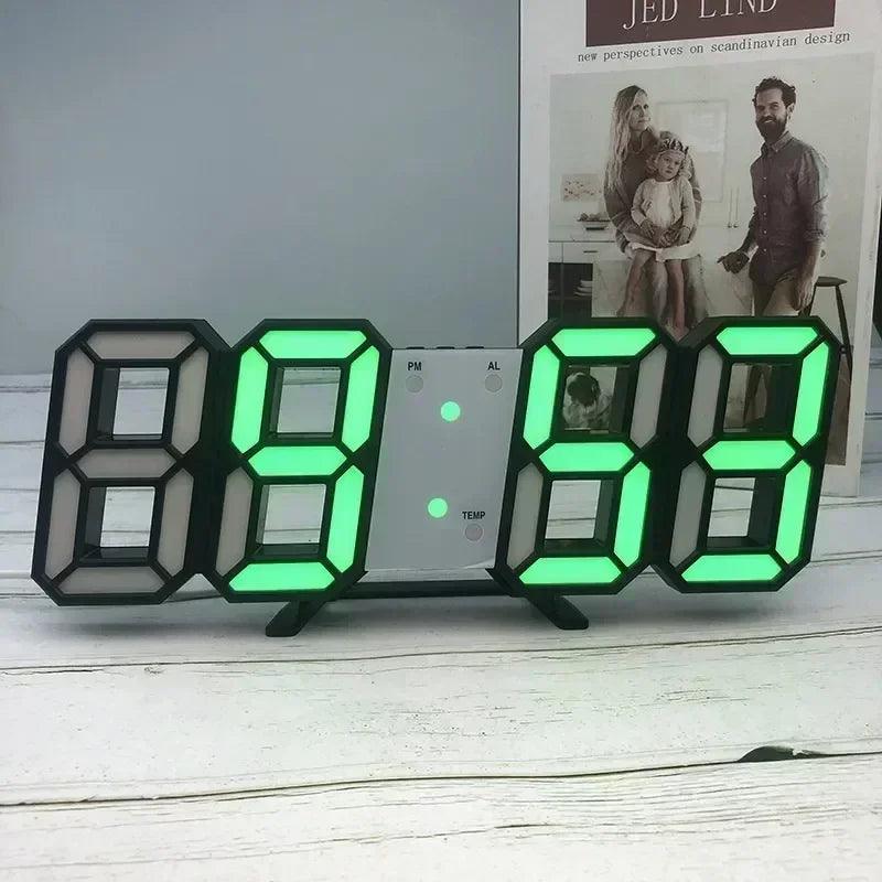 3D LED Digital Clock - HeyBless