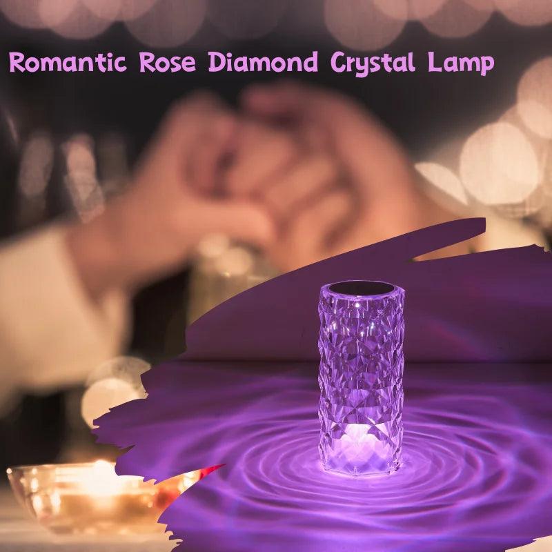LED Crystal Table Lamp - HeyBless